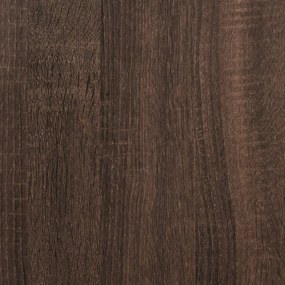 Armários de parede 2 pcs derivados de madeira carvalho castanho