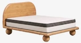 Cama Em Madeira De Manga Bicheno Madeira De Manga & 160 X 200 Cm & 160 X 200 Cm - Guideor - Sklum