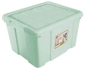 Caixa Arrumos Plástico New Box 16l 39.6X29.6X21.5cm Verde
