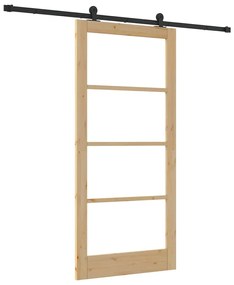 Porta Deslizante com Conjunto de Ferragens "ORKDAL" 93x202 cm