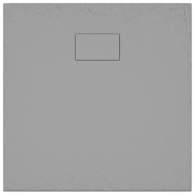 Base de chuveiro SMC 80x80 cm cinzento