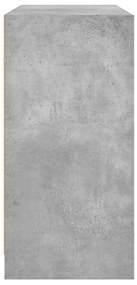 Aparador 102x37x75,5 cm derivados de madeira cinzento cimento