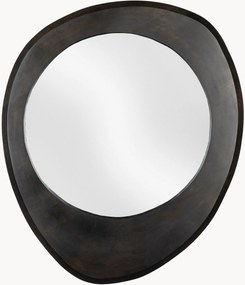 Espelho de parede orgânico com moldura em madeira de mangueira Aren