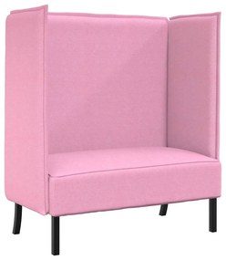 Sofá Alto Rosa 109x56x121 cm Tecido