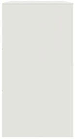 Aparador 99x39x73 cm aço branco