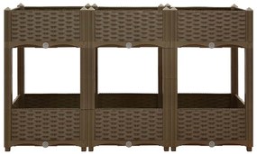 Canteiro elevado 120x40x71 cm polipropileno