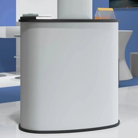 VidaXL Balcão para feiras dobrável 90x48x93 cm derivados de madeira