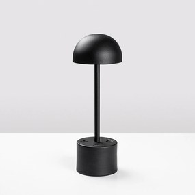 Candeeiro de Mesa Sept – Preto – Diâmetro 10 cm Altura 29 cm