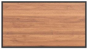 Mesa de Jardim Castanha 100x55x70 cm DPC e Aço