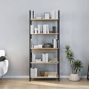 Estante "Rovere" - Carvalho - 73x172x35cm - Design Moderno