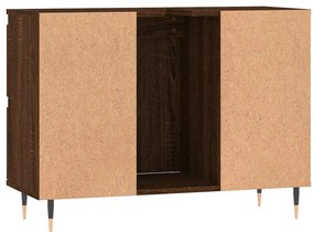 Armário casa banho 80x33x60 cm deriv.madeira carvalho castanho