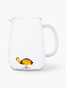 Jarro em borosilicato artesanal Turtle, 1,7 L