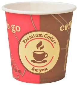 Copos de café descartáveis 1000 pcs papel 120 ml (4 oz)