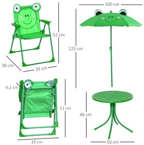Conjunto de Mesa e Cadeira de Jardim Conjunto de Picnic Dobrável para