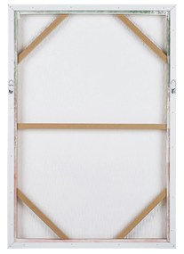 Quadro com motivo de mar 63 x 93 cm rosa e verde SCORDIA Beliani