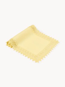 Corredor de mesa com acabamento em renda Flavia