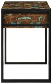 Mesa de Maquilhagem 90x50x75 cm Madeira Sólida Recuperada