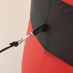 Pai Natal Insuflável 240 cm com Bastão Luzes LED e Inflador Elétrico Decoração Natalícia para Exteriores e Interiores Multicor