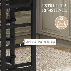 Carrinho de Cozinha com Rodas Carrinho Auxiliar com Gaveta 4 Cestas Am