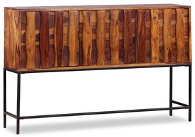 vidaXL Aparador em madeira de acácia maciça 120x30x80 cm