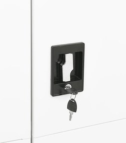 Cacifo 90x40x180 cm aço branco