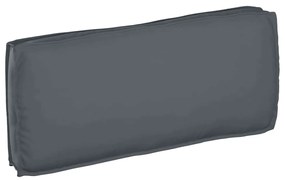 vidaXL Capa de Almofada para Palete - Assento/Costa Antracite 120x50x12 cm - Tecido Oxford