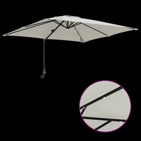 Guarda-sol de Jardim Areia 248.5 x 247.5 x 160 cm tecido