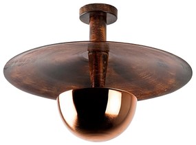 Candeeiro de Teto Kurt – Cobre – 48 cm de Diâmetro x 35 cm de Altura