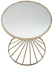 MESA DE APOIO HYPNOS Ø 42X50 CM DOURADA
