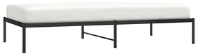 Estrutura de cama 100x200 cm metal preto