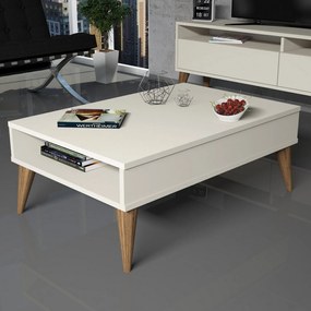Mesa de Centro Best – Creme – 90x34,6x60 cm