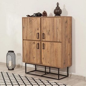 Armário Multiusos Quantum – Pinho Atlântico – 93x115x36 cm