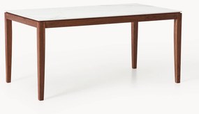 Mesa de jantar com tampo com aspeto de mármore Jackson, vários tamanhos