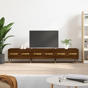 vidaXL Móvel de TV 150x36x30 cm derivados de madeira carvalho castanho