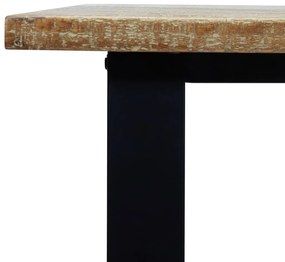 Mesa de jantar 150x90x75 cm madeira de acácia maciça