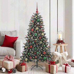 vidaXL Árvore de Natal Artificial Verde 150 cm PVC, Plástico e Aço