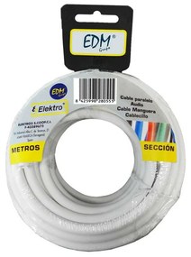 Cabo EDM 2 X 0,5 mm Branco 15 m
