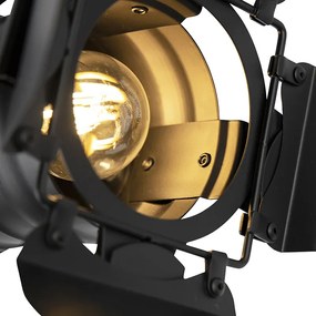LED Projetores de estúdio inteligentes pretos rotativos e inclináveis com Wi-Fi A60 - Movie Industrial