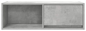 Móveis de TV 2pcs 80x31x25,5cm madeira processada cinza cimento