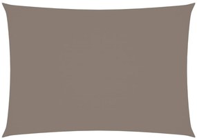 Para-sol tecido oxford retangular 2x4 m cinzento-acastanhado