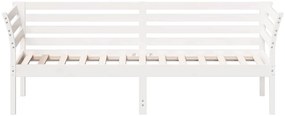 Espreguiçadeira sem colchão 75x190 cm branco