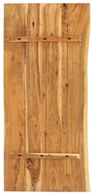 Tampo p/ móvel toucador WC 140x52x2,5 cm madeira acácia maciça