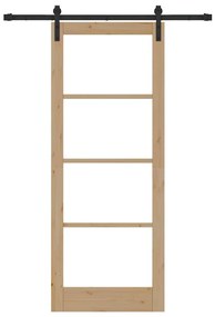 Porta Deslizante vidaXL com Conjunto de Hardware 'ORKDAL'83x211 cm