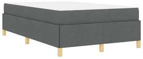 Cama Box Outros Cinzento escuro 120 x 190 cm tecido