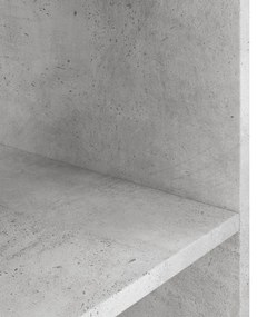 Suporte aquário 60,5x36x72,5 cm deriv. de madeira cinza cimento