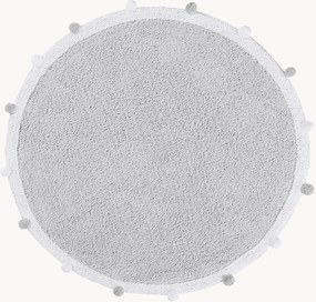 Tapete redondo infantil artesanal lavável em algodão Bubbly