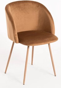 Pack 4 Cadeiras Velt Veludo - Marrom