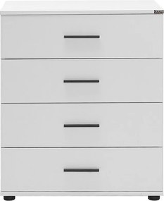 Cômoda "Elara" Moderna Branca - 65x78x41cm - Design Elegante para seu