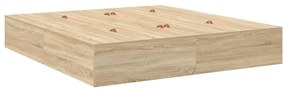 Estrado de Cama em Carvalho Sonoma 200x200 cm