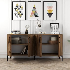 Console Kiev – Walnut – 160 cm x 78 cm x 35 cm